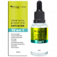 Sérum Facial Bioativo Antiacne 10 em 1 Max Love